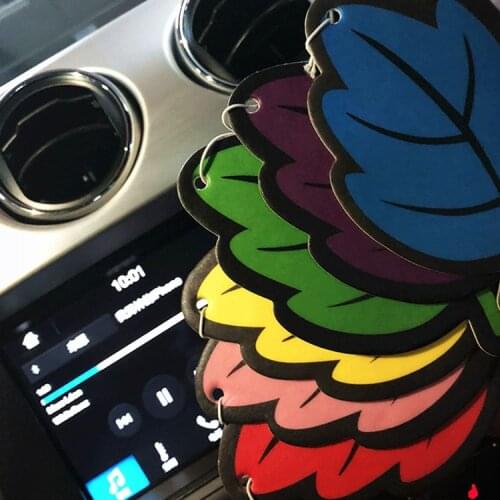 6 PCS Car Perfume Leaf Fragrance Car Perfume Pendant Deodorizing Solid Suspended Perfume Pendant Air Freshener