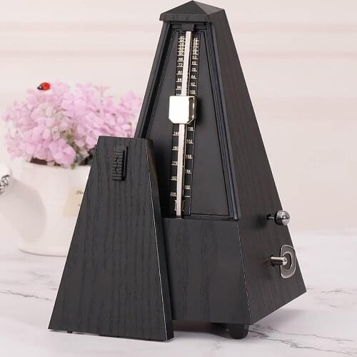 Antique Vintage Guitar Metronome Online Mechanical Rhythm Pendulum Metronomo For Guitar Piano Violin Musical Instrument Beginner
