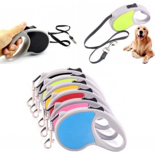 2020 New Pet Leash Dog Automatic Retractable Traction Rope Belt 3M/5M Puppy Cat Leash For Small Medium Dogs Leashes Pet Supplies