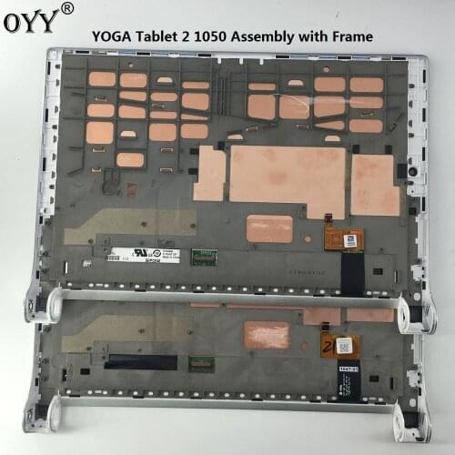 Used LCD Display Panel Monitor Touch Screen Digitizer Assembly with frame For Lenovo Yoga tablet 2 1050 1050F 1050L 1050LC
