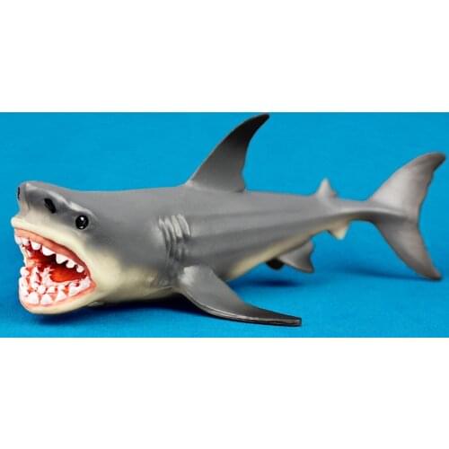 White Shark Jaws Sea Life Classic Toys for Boys Ferocious Beast Animal Model