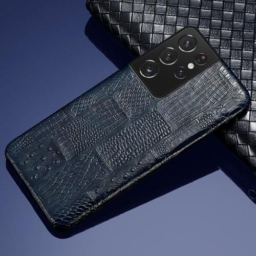 Genuine Leather Retro Splice Case For Samsung Galaxy S21 Ultra S20 FE S8 S9 S10 S21 Plus Note 20 10 9 A51 A71 A31 A50 M31 M51