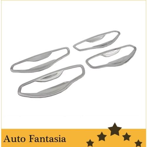 Chrome trim strips chrome door cavity cover - for Hyundai Santa Fe 2013 up-- free shipping