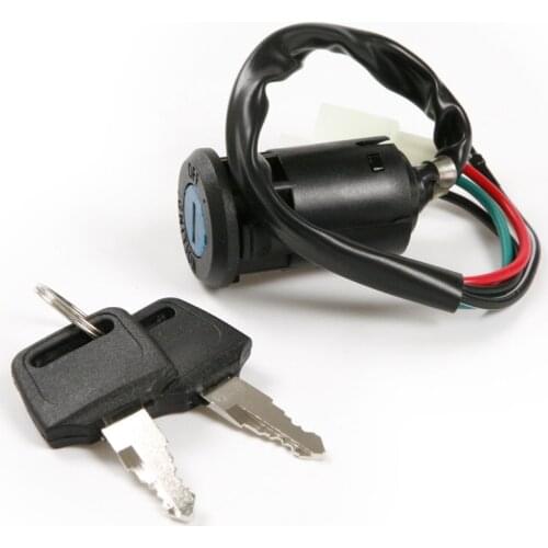 JX-LCLYL Motorcycle Ignition Switch Lock Key for Yamaha Suzuki Honda KTM Dirt Bike ATV