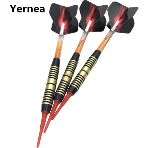 Soft Tip Darts Accessories High-quality 3Pcs/set Electronic Dart Standard Sports Goods Copper Barrel Nylon Shafts Flights Dardos