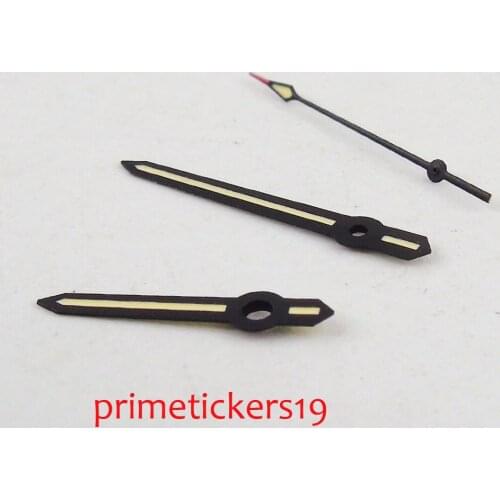 New black yellow luminous watch hands fit Miyota 8205 8215 821A movement mens watch hands HS4