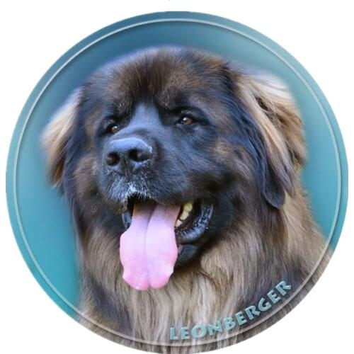 S40423# Various Sizes PVC Decal Leonberger Dog Pet Animal Car Sticker For Bumper Rear Window Laptop Refrigerator Toilet