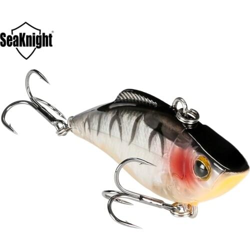 SeaKnight SK010 1PCS VIB Fishing Lure 60mm 9.5g Full Layer Sinking Lure Hard 5 Colors Available Vibration Bait Fishing Tackle