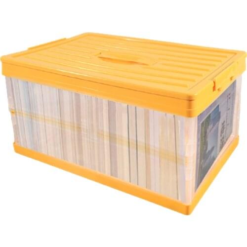 Foldable Storage Box Clothes Organizer Toys Books Plastic Tool Box Trunk Car Outdoor Travel Folding Storage Boxes Bins With Lid