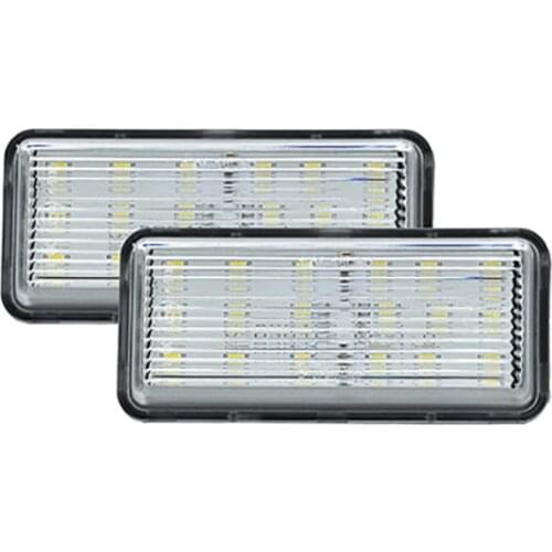 Number Plate Light LED License Lamp for Toyota Land Cruiser 120 Prado 2002-2009 for Lexus LX470 GX470 LX570