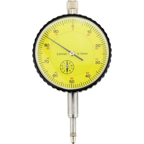 Precision 0.01mm Dial Indicator Gauge 0-10mm Meter Precise 0.01mm Resolution Indicator Gauge mesure instrument Tool dial gauge
