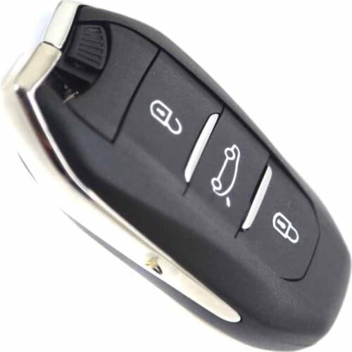 Smart key 3 Button 434MHz 46 Chip with insert key for DS/Peugeot 508 45