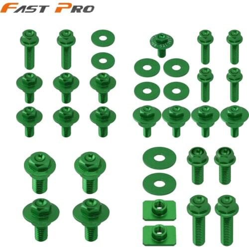 Motocycle Dirt Bike Plastic Body Parts Bolt Screws For Kawasaki Suzuki KX125 KX250 KX250F KX450F RMZ250 KX 125 250 250F 450F