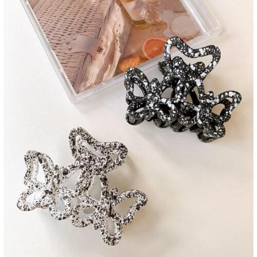 New Candy Hair Clip Elegant Acrylic Hairpins Barrette Crab Hair Claws Headwear For Women Girls Fashion Hair Accessories