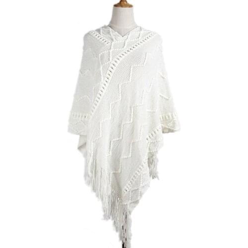 2017 Sweater Women Long Cloak Shawl Irregular Wave Stripes V Collar Europe And The United States Sweaters Vestidos MMY69148