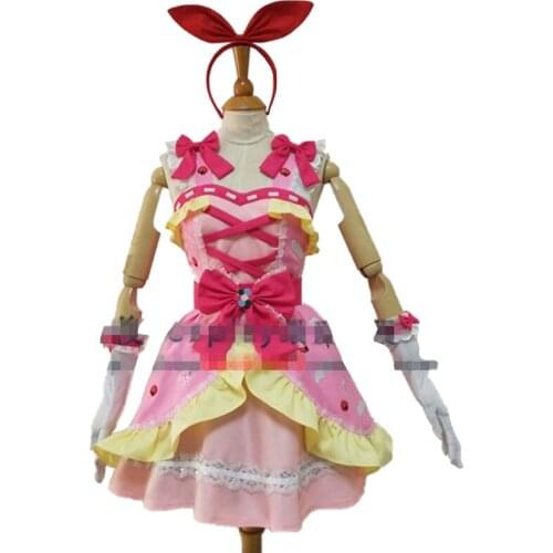 2021 New The Anime Aikatsu! cos Hoshimiya Ichigo Custom clothing cosplay costume LL