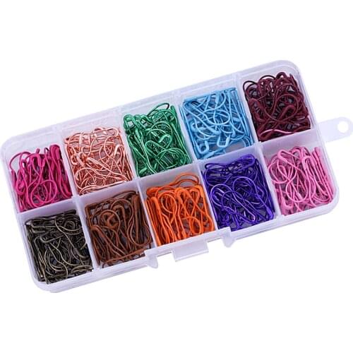 300Pcs Colorful Metal Gourd Pin/Calabash Pin/Safety Pins/Bulb Pin/Bead Needle