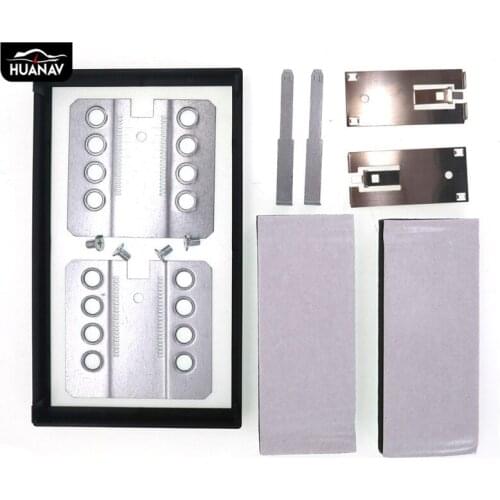 Car Radio stereo Fitting installation adapter fascia For 100mm ISO 2 DIN Installation Cage frame multimedia player Auto fascia