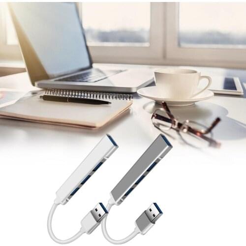 Mini 4 In 1 Multiport USB Hub USB3.0 USB2.0 Quick Charging 4 In 1 USB Docking Stand Stations For Laptop Notebook Accessory