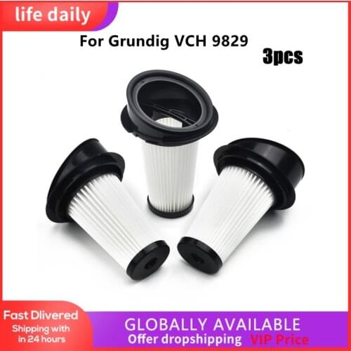 3pcs Filter For Grundig VCH 9829 Vacuum Cleaner Replacement Part Vacuum Cleaner Replacement Vacuum Filter For Home Cleaning