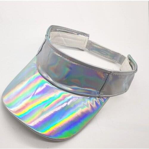 Summer Adult Casual Artificial Leather Sun Hat Visor Cap Topless Women Leisure Sea Beach Holiday Hat