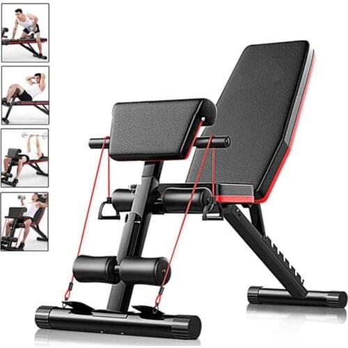 Fitness Chair Multifunctional Dumbbell Bench Leg Trainer Bench Sit-up Board Home Fitness Equipment Supine Board