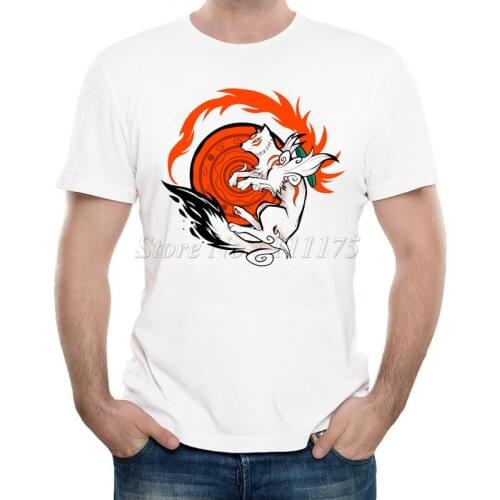 New Arrivals 2019 Mens Fashion White Wolf Goddess Printed T Shirt Cool Summer Tops High Quality Casual Tee