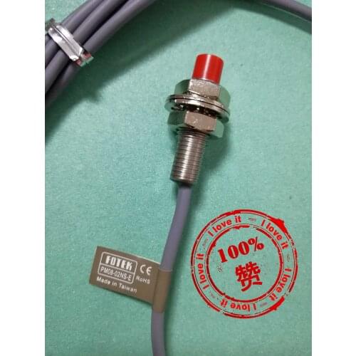 New original PM08-02NS-E proximity switch NPN normally open short tube 28 mm long