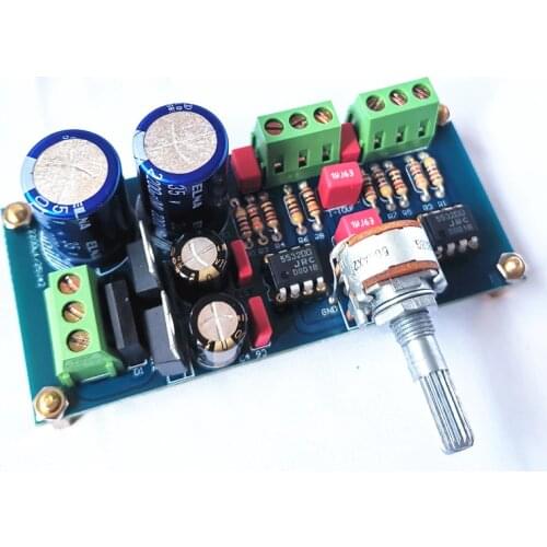 A1 preamplifier preamp diy kit finished board 5532DD AD827 for power amplifier