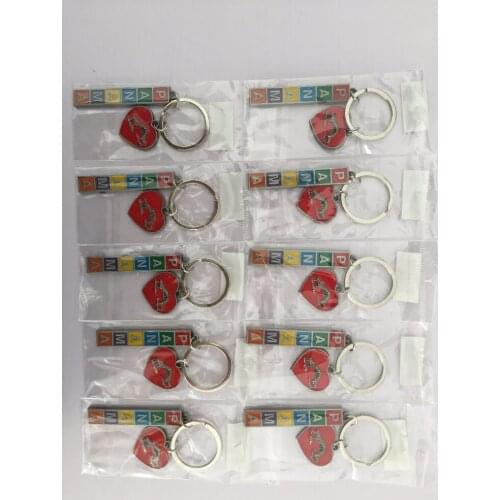 Panama tourist souvenir handmade gifts metal creative 3d metal keychain