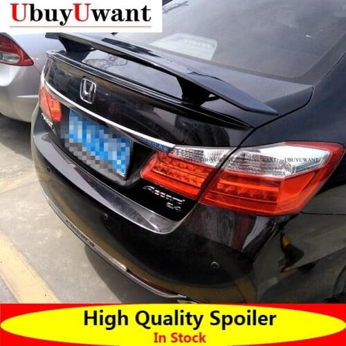 General Purpose Car Styling ABS Material And Surface Carbon Fiber Rear Spoiler For HONDA 9th Accord 2014 Universal Car Spoiler