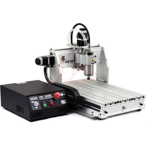 High precision MINI CNC Router 4030 USB port 3axis cnc woodworking mschine with 800w water cooling spindle