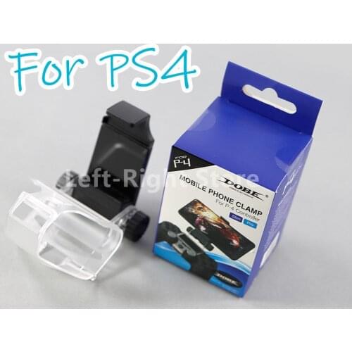 5PCS Cellphone Clamp Mobile Phone Gaming Clip Holder Clamp Handle Bracket for PS4 DualShock4 Game Controller Gamepad Adjustable