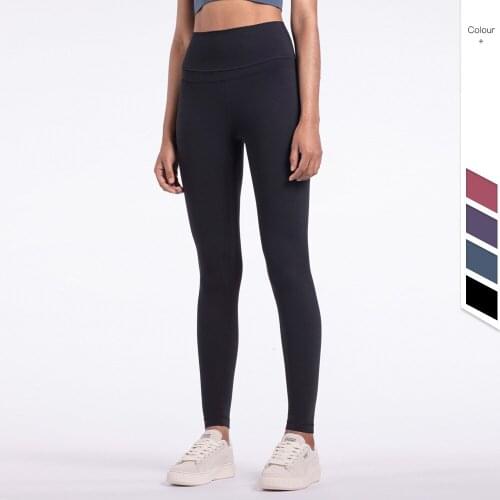Lulu Womens pants Yoga sport seamless leggings gym clothing High-waisted tights fitness push up breathable quick dry Sportswear