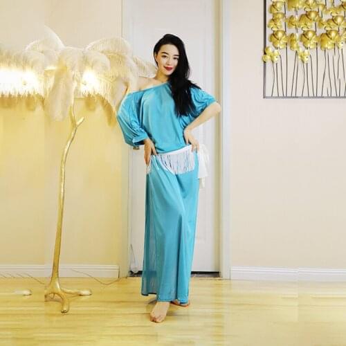 3pcs Belly dance performance robe for women practice womens clothes belly dance dress oriental costume dance clothes