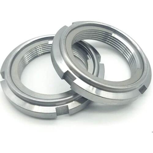 1pcs M30-M50 stainless steel U-shaped self-locking circle nuts metal steels sheet bearing lock nut