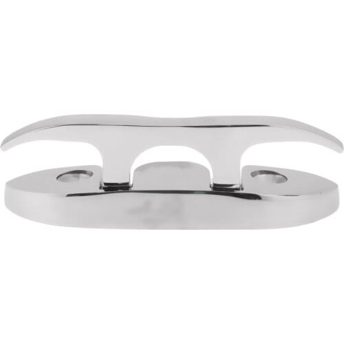 4-1/2'' Inch Folding Boat Cleat Mooring Cleat - 316 Stainless Steel