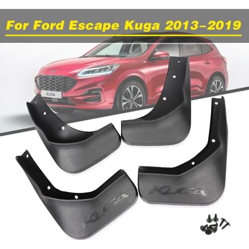 4Pcs For Ford Escape Kuga 2013-2019 2018 2017 2016 2015 Car Mudflaps Front Rear Mud Flaps Mudguards Splash Guards Fender Flares