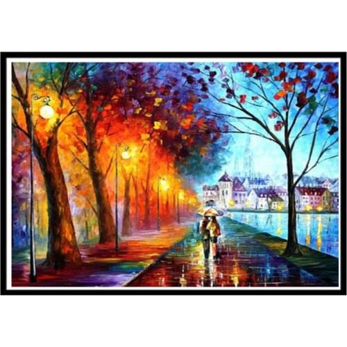 DIY 5D diamond painting landscape full circle/full square diamond embroidery mosaic home decoration cross stitch