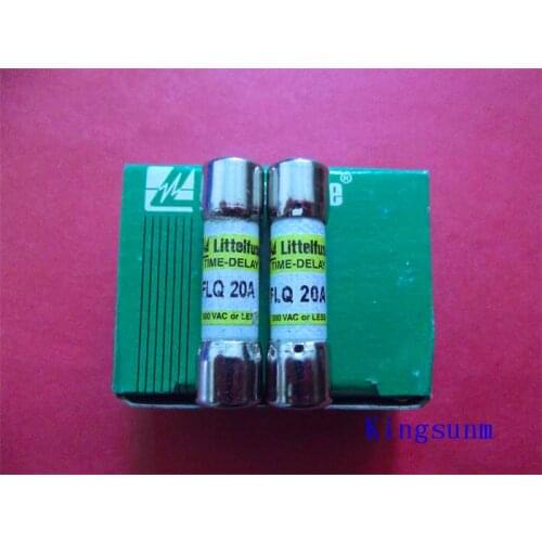 Free shipping 10pcs FLQ 20 TIME-DELAY America Netlon 10X38 delay fuse / fuse 20A 500V
