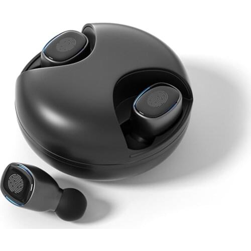 TWS Bluetooth V5.0 Wireless Headset Earphone with Microphone Power Display HiFi