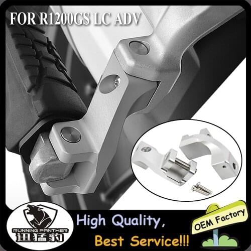 For BMW R1200GS LC 2013 to 2017 2018 R 1200 GS LC ADV 2014 to 2018 R1200GS LC Foot peg Motorcycle Passenger Footpeg Lowering Kit