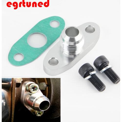 Turbo Oil Drain Flange 10AN GT40 GT42 GT45 GT47 GT55 T3/T4 T3 T4