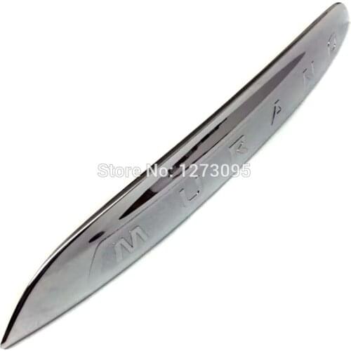 For Nissan Murano Z52 2021-2015 ABS Chrome Rear Trunk Lid Cover Tailgate Trunk Protectors Trim Exterior Car Styling Accessories