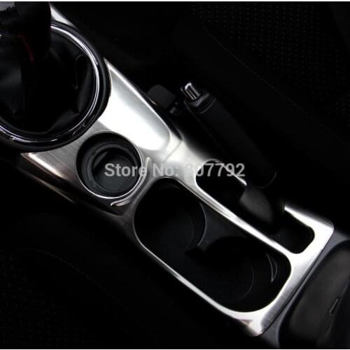 One set 1pcs Car interior stainless steel Hand brake panel for MITSUBISHI ASX, Accessories 2013 2014 2015