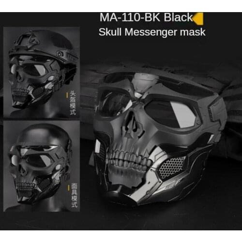 Airsoft Full Face Masks Tactical Goggles Skull Skeleton Mask for Halloween Paintball Game Movie