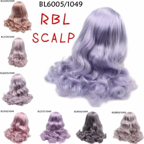 RBL Scalp for Blyth Doll Wigs purple mixd series30 Including the hard endoconch