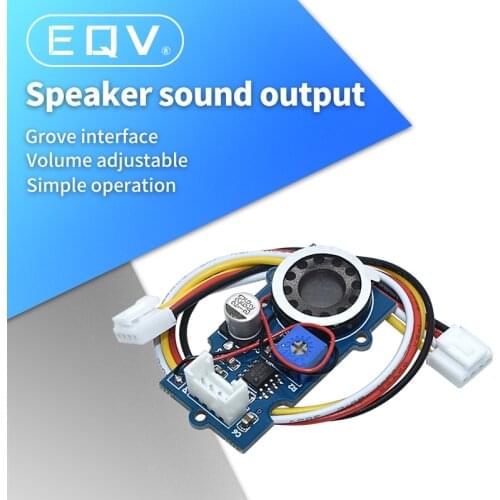 Grove Speaker Sound Output Module Small Speaker Speaker Accessories with Adjustable for Arduino