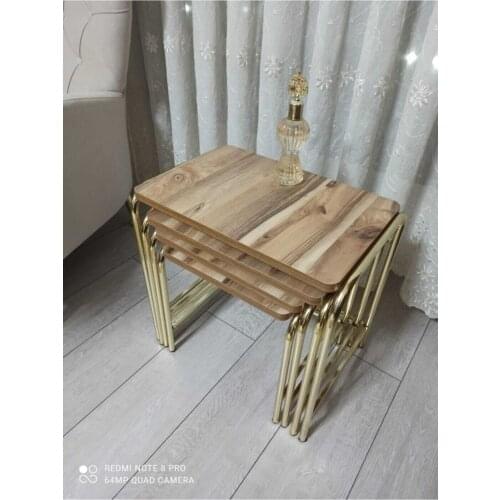 Modern Dalalı Walnut Pattern Zigon coffee table living room Kitchen living room coffee tables table basse furniture living room table