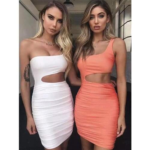 BaoZhuo Summer Womens Dress 2021 High Waist Hollow Out Backless Luxury Party Sleeveless White Mini Bodycon Dresses Vintage